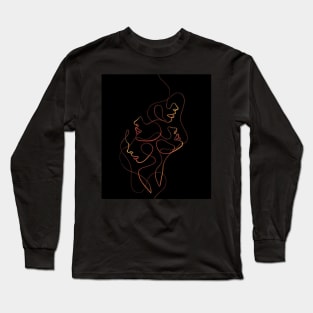 HowTo. Face On Fire Long Sleeve T-Shirt